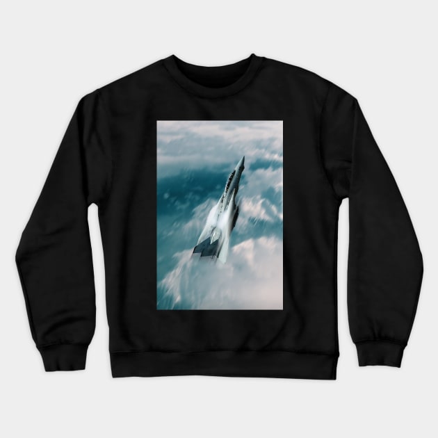 Tomcat Rocket Crewneck Sweatshirt by aviationart